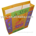 wholesale Birthday candle style shopping paper bags gift paper shopping bag with customized design